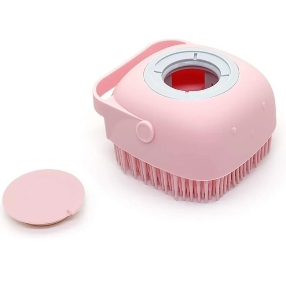 Pet Bath Brush, Soft Comfortable‎ Silicone Animal Shampoo Brush, Grooming Tool